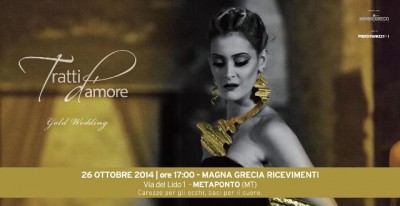 EVENTO TRATTI D'AMORE "GOLD WEDDING" 
